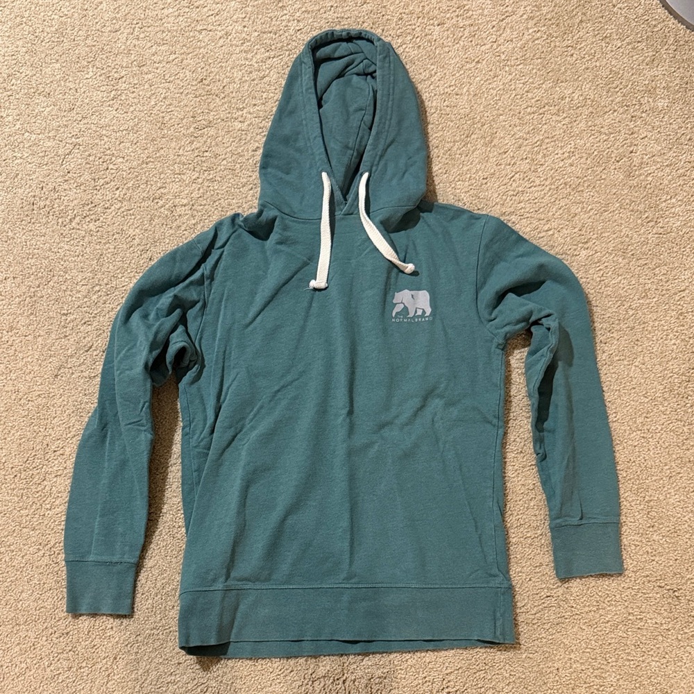 The Normal Brand Teal Hoodie